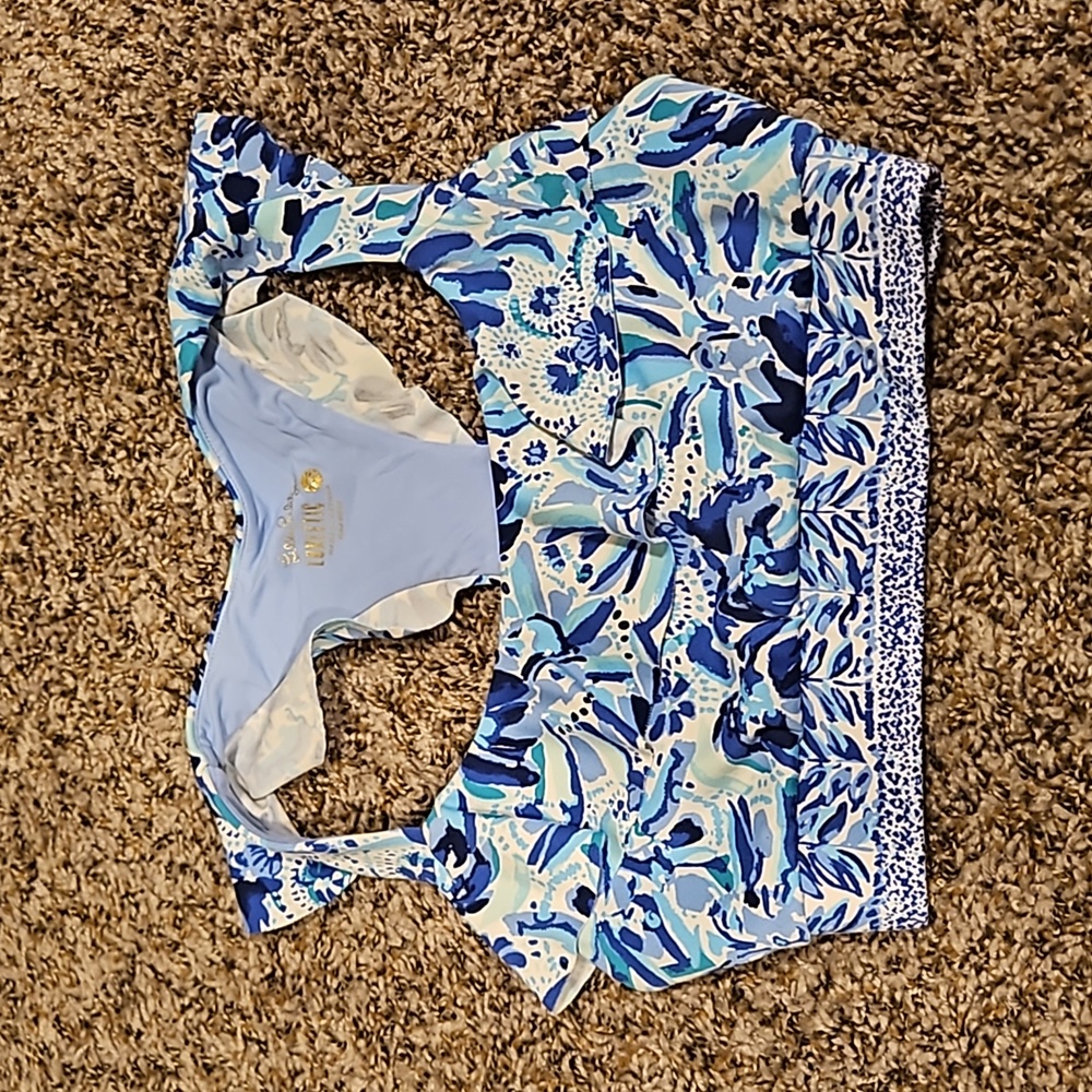Lilly Pulitzer Angelique Ruffle sports bra